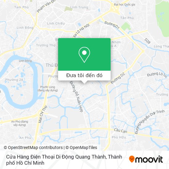 Bản đồ Cửa Hàng Điện Thoại Di Động Quang Thành
