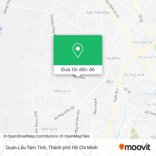 Bản đồ Quán Lẩu Tám Tỉnh