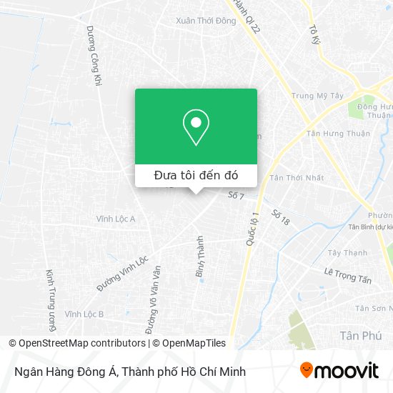 Bản đồ Ngân Hàng Đông Á