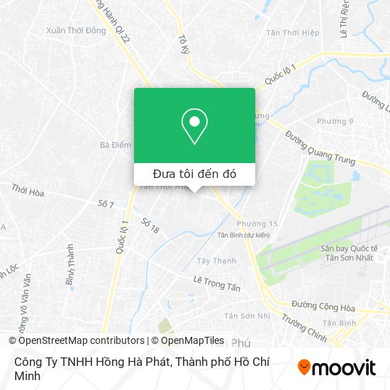 Bản đồ Công Ty TNHH Hồng Hà Phát