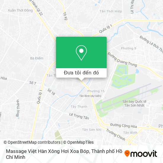 Bản đồ Massage Việt Hàn Xông Hơi Xoa Bóp