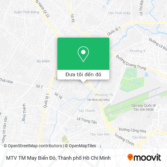 Bản đồ MTV TM May Biển Đỏ