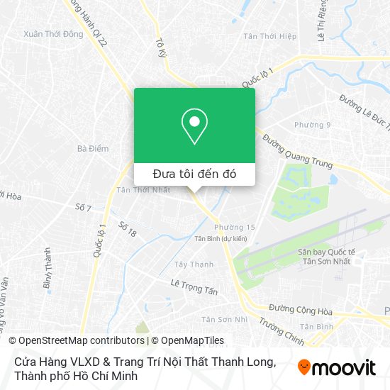Bản đồ Cửa Hàng VLXD & Trang Trí Nội Thất Thanh Long