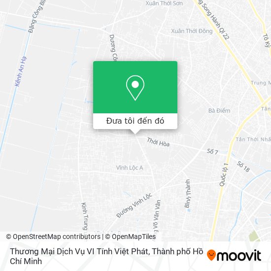 Bản đồ Thương Mại Dịch Vụ VI Tính Việt Phát