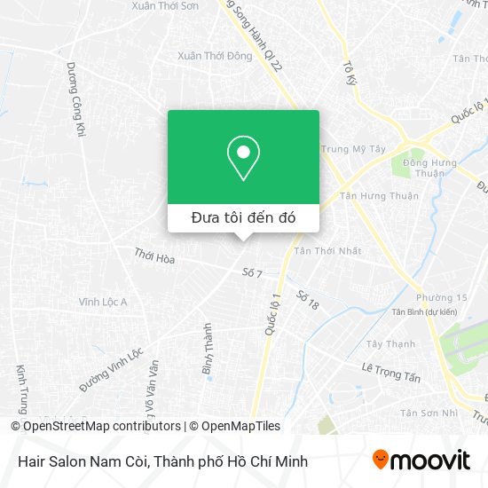 Bản đồ Hair Salon Nam Còi