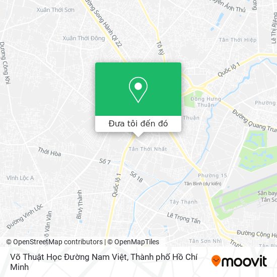 Bản đồ Võ Thuật Học Đường Nam Việt