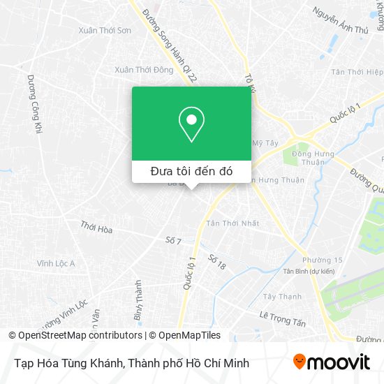 Bản đồ Tạp Hóa Tùng Khánh