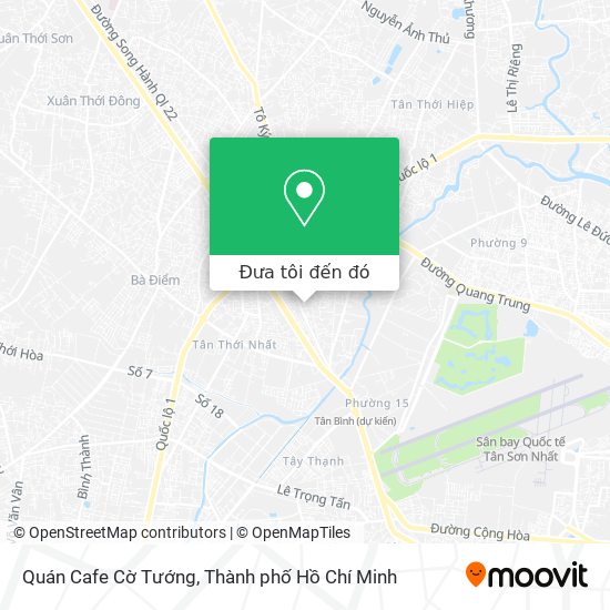 Bản đồ Quán Cafe Cờ Tướng