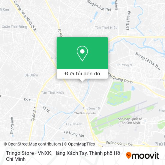 Bản đồ Tringo Store - VNXK, Hàng Xách Tay