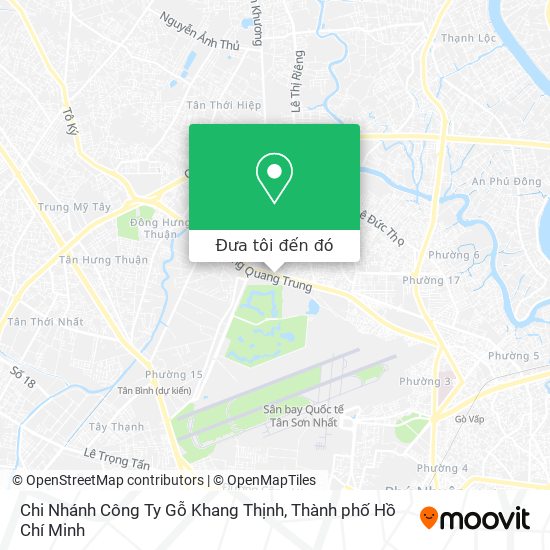 Bản đồ Chi Nhánh Công Ty Gỗ Khang Thịnh