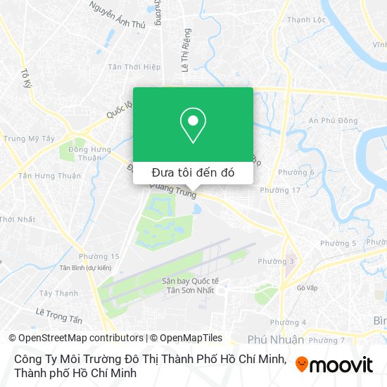 Bản đồ Công Ty Môi Trường Đô Thị Thành Phố Hồ Chí Minh