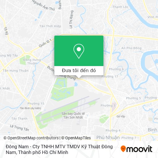 Bản đồ Đông Nam - Cty TNHH MTV TMDV Kỹ Thuật Đông Nam