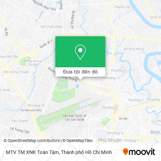 Bản đồ MTV TM XNK Toàn Tâm