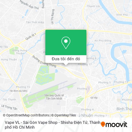 Bản đồ Vape VL - Sài Gòn Vape Shop - Shisha Điện Tử