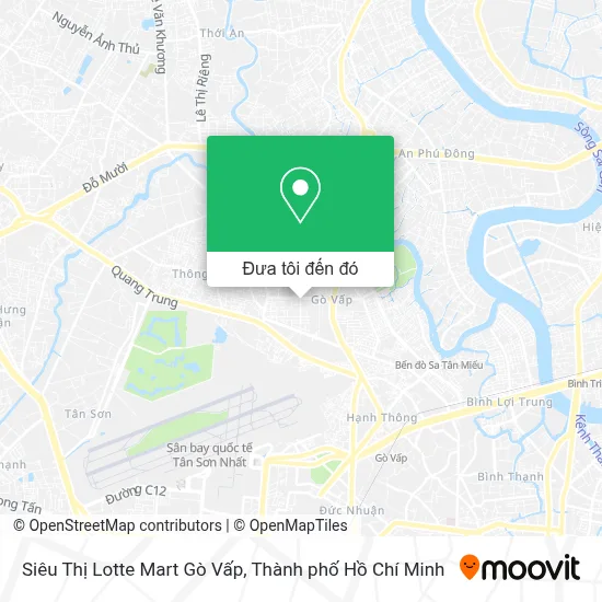 Làm sao để đến Siêu Thị Lotte Mart Gò Vấp bằng xe buýt?