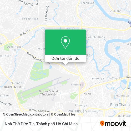 Bản đồ Nhà Thờ Đức Tin