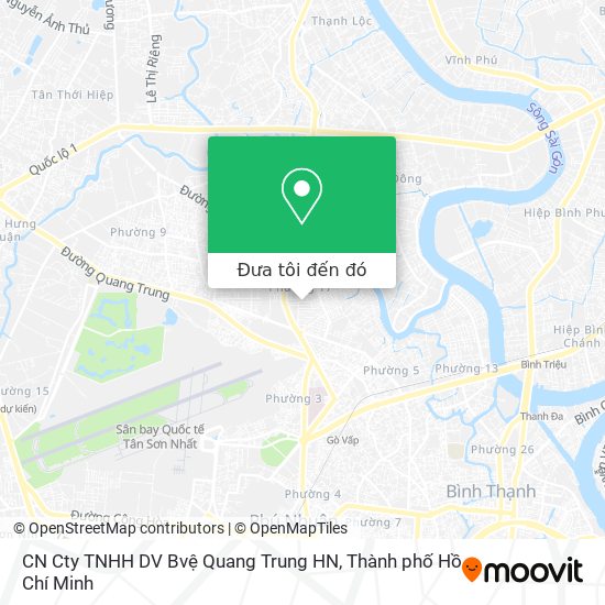 Bản đồ CN Cty TNHH DV Bvệ Quang Trung HN