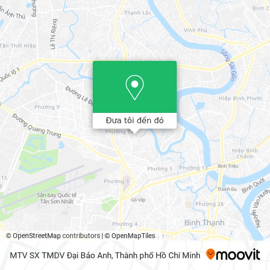 Bản đồ MTV SX TMDV Đại Bảo Anh