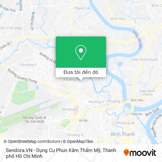 Bản đồ Sendora.VN - Dụng Cụ Phun Xăm Thẩm Mỹ