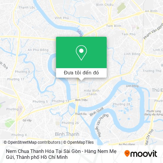 Bản đồ Nem Chua Thanh Hóa Tại Sài Gòn - Hàng Nem Mẹ Gửi
