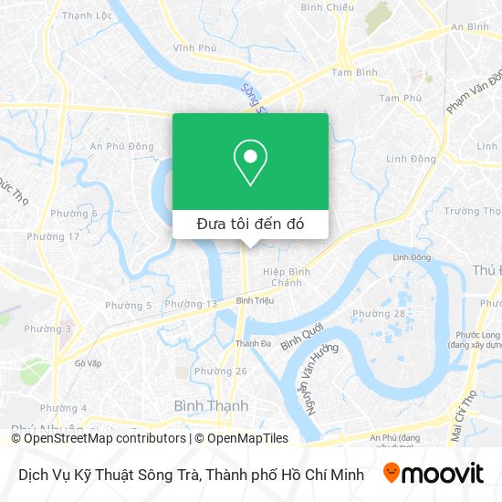 Bản đồ Dịch Vụ Kỹ Thuật Sông Trà