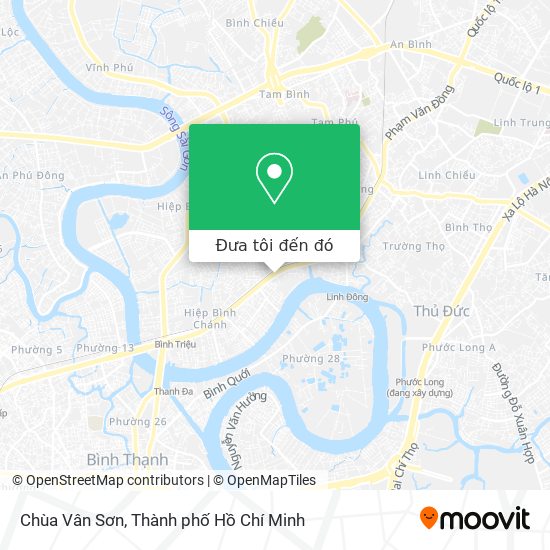 Bản đồ Chùa Vân Sơn