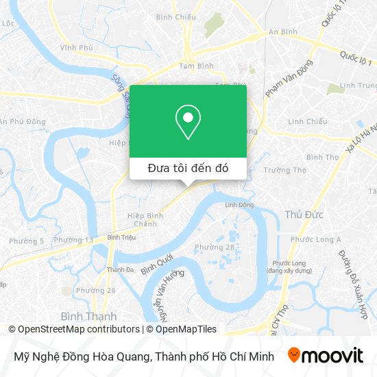 Bản đồ Mỹ Nghệ Đồng Hòa Quang