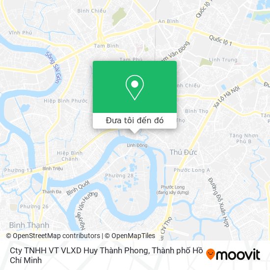 Bản đồ Cty TNHH VT VLXD Huy Thành Phong