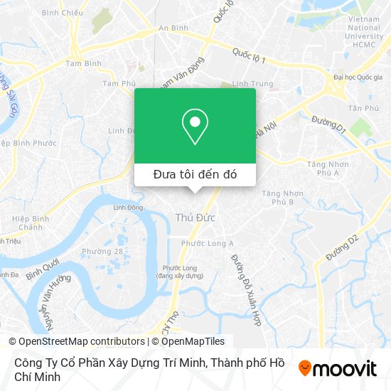 Bản đồ Công Ty Cổ Phần Xây Dựng Trí Minh