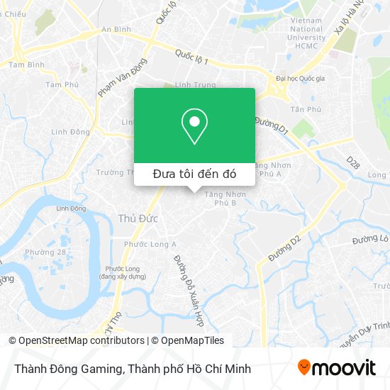 Bản đồ Thành Đông Gaming