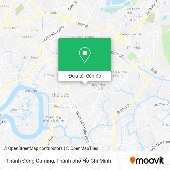 Bản đồ Thành Đông Gaming