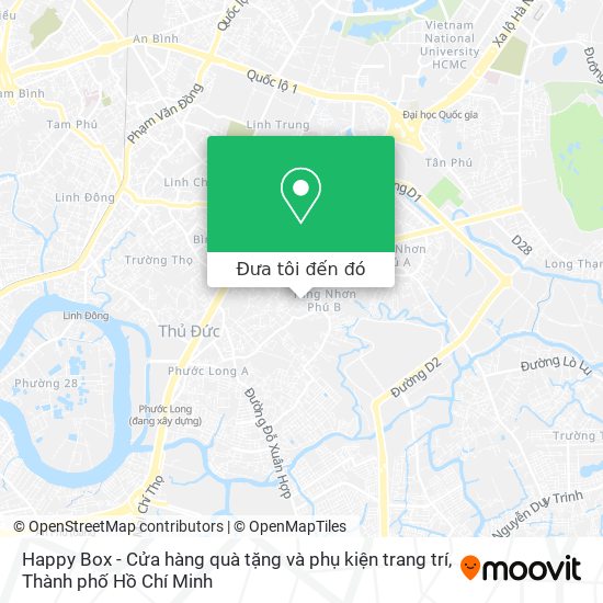 Bản đồ Happy Box - Cửa hàng quà tặng và phụ kiện trang trí