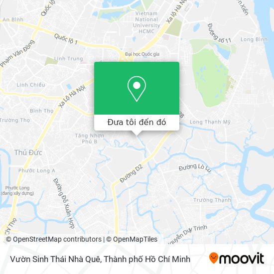 Bản đồ Vườn Sinh Thái Nhà Quê