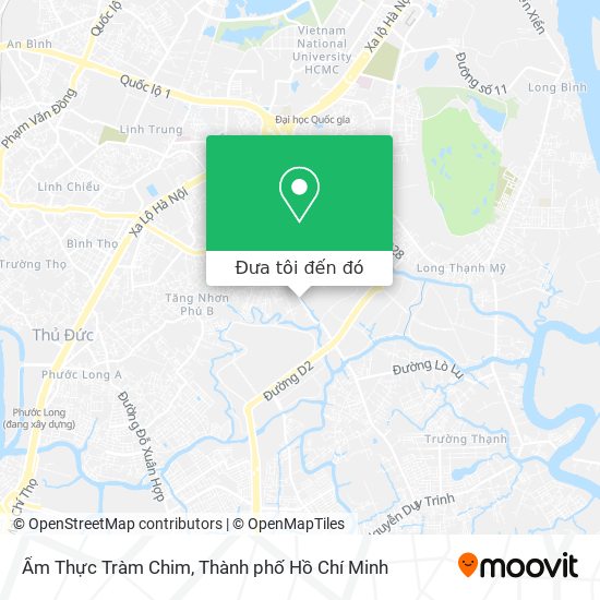 Bản đồ Ẩm Thực Tràm Chim