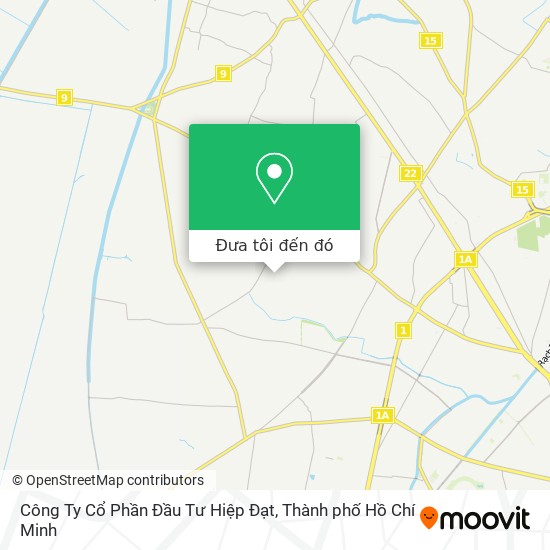 Bản đồ Công Ty Cổ Phần Đầu Tư Hiệp Đạt