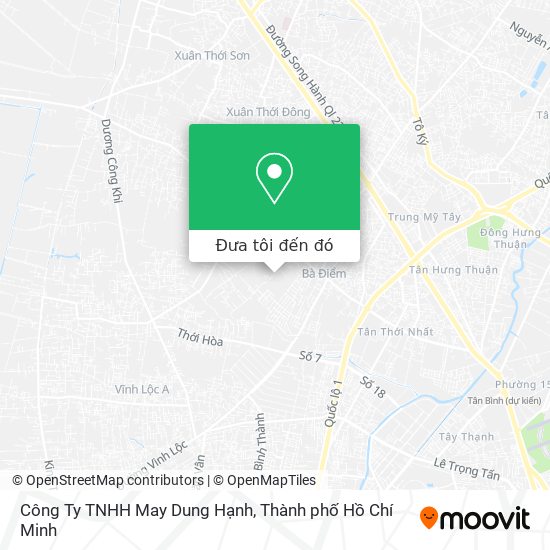 Bản đồ Công Ty TNHH May Dung Hạnh