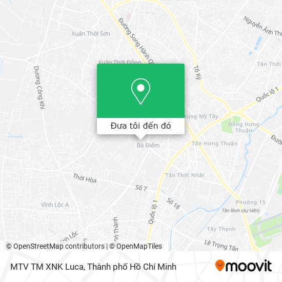 Bản đồ MTV TM XNK Luca