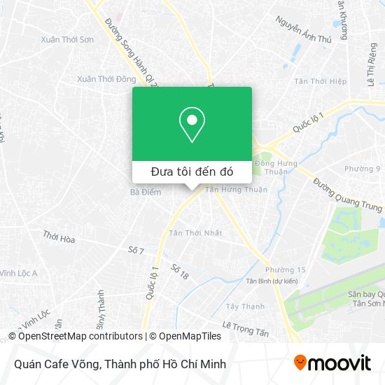 Bản đồ Quán Cafe Võng