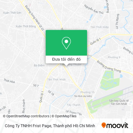 Bản đồ Công Ty TNHH Frist Page