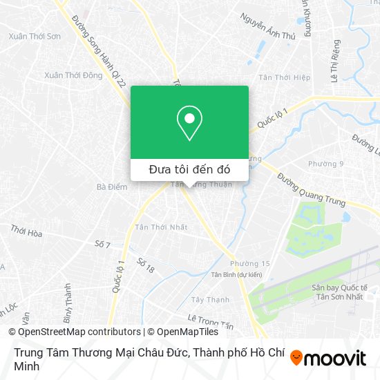 Bản đồ Trung Tâm Thương Mại Châu Đức