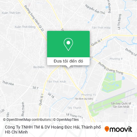 Bản đồ Công Ty TNHH TM & DV Hoàng Đức Hải