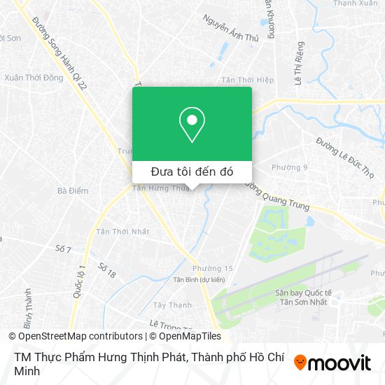 Bản đồ TM Thực Phẩm Hưng Thịnh Phát