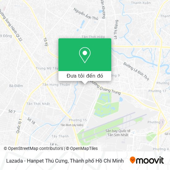 Bản đồ Lazada - Hanpet Thú Cưng