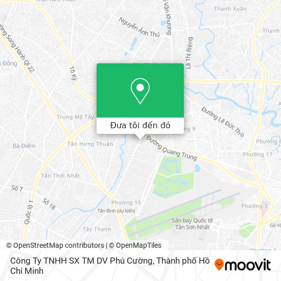 Bản đồ Công Ty TNHH SX TM DV Phú Cường