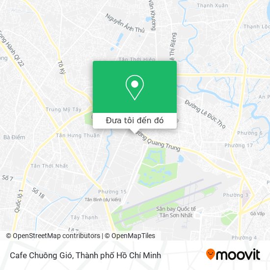 Bản đồ Cafe Chuông Gió