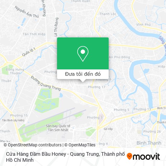 Bản đồ Cửa Hàng Đầm Bầu Honey - Quang Trung