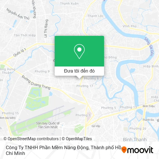 Bản đồ Công Ty TNHH Phần Mềm Năng Động