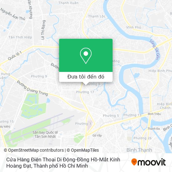 Bản đồ Cửa Hàng Điện Thoại Di Động-Đồng Hồ-Mắt Kính Hoàng Đạt