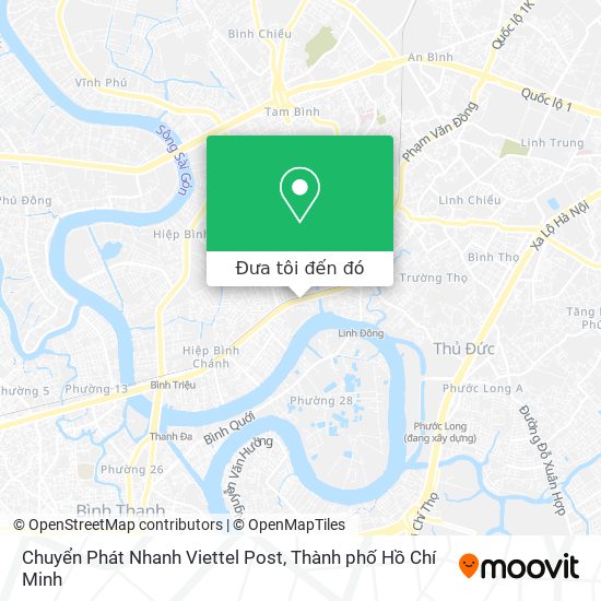 Bản đồ Chuyển Phát Nhanh Viettel Post