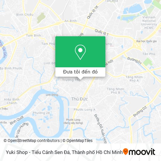 Bản đồ Yuki Shop - Tiểu Cảnh Sen Đá